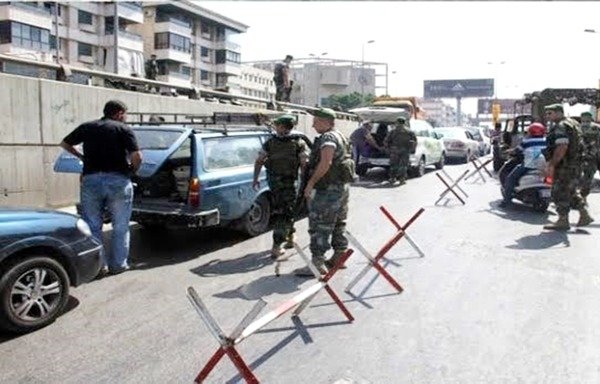 Les forces de sécurité prennent des mesures de précaution dans la banlieue sud de Beyrouth. [Photo par la direction de l'orientation de l'armée libanaise]