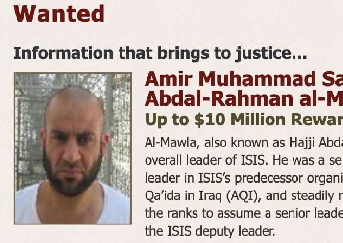 Us Doubles Reward For Isis Leader To 10 Million 6005