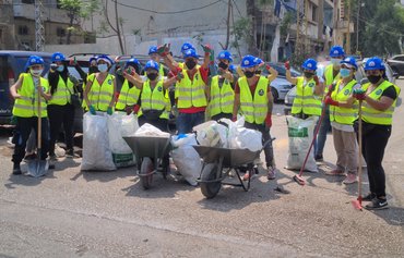 USAID-funded programme supports Beirut clean-up efforts