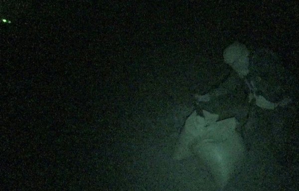 This dark, grainy photo posted on November 16th of an ISIS member in Iraq is emblematic of the shabby media that the terrorist group is now producing -- if and when it is able to do so. [File]