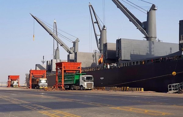 بندر ملک عبدالله عربستان سعودی در سواحل دریای سرخ واقع در شمال جده در این عکس بدون تاریخ دیده می‌ شود. [خبرگزاری عربستان سعودی]