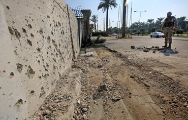 هدف قرار گرفتن یک پهپاد مسلح بر فراز سفارت آمریکا در بغداد