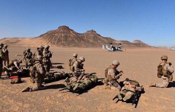 US and Saudi troops take part in the Falcon Claw IV military exercises held June 8-28 in northwestern Saudi Arabia. [Saudi Ministry of Defence/Twitter]
