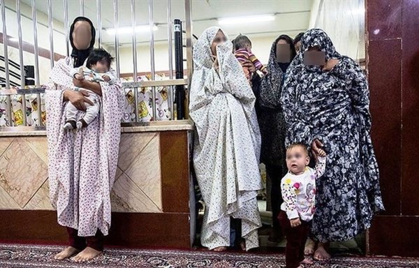 A group of women prisoners in Iran's Mashhad prison in 2019. [IRIB.ir]