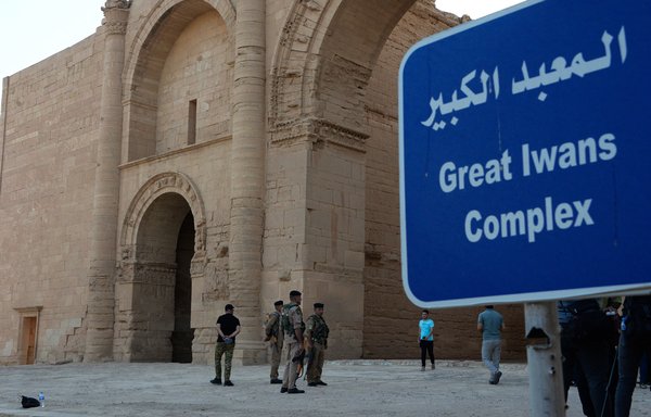 Tourists return to ancient city of Hatra in Ninawa province, Iraq