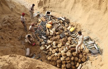 Yemen's allies work to shield civilians from Houthi mines, explosives