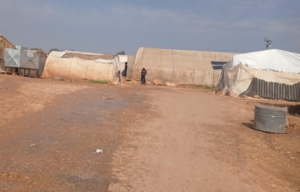 Like other camps in northern Syria, al-Tah lacks the most basic necessities of life. Camp residents rely on the assistance of nonprofits such as Mercy Corps. [Abdul Salam Youssef]