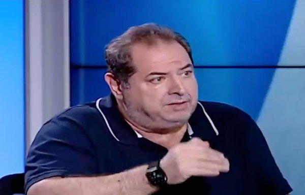 Blacklisted Lebanese money exchanger Hassan Moukalled is seen here in September 2021 in a screenshot from a Panorama Today video he retweeted from his Twitter account.