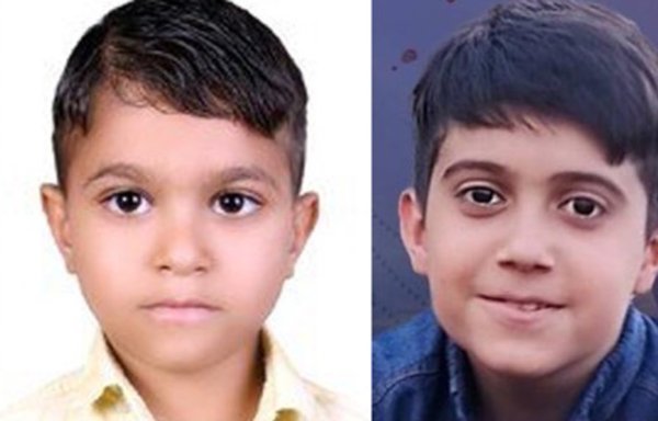 Two of the children killed by Iranian security forces during the recent protests. [Fars News]